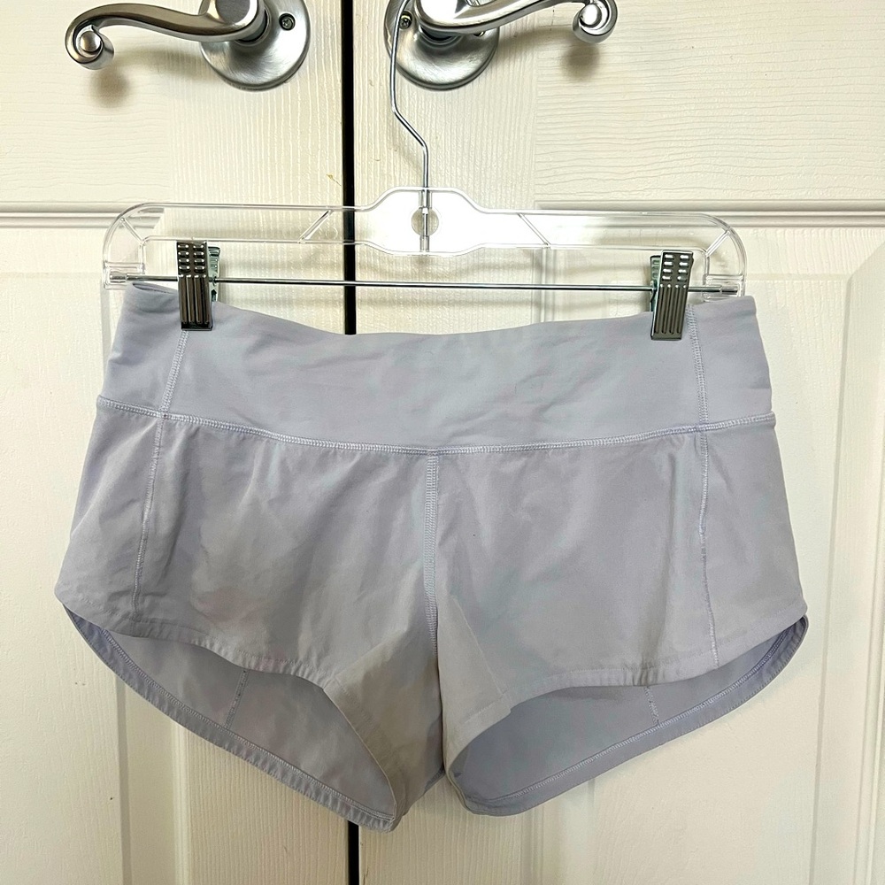 Lululemon speed up shorts regular length (pretty short)